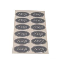 Epoxy Label / Epoxy Sticker Dome Sticker Sticker / Epoxy Epoxy métallique, impression Autocollant époxy personnalisé, Transparent Custom Epoxy